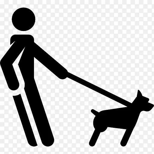 西伯利亚哈士奇电脑图标狗走路夹艺术遛狗