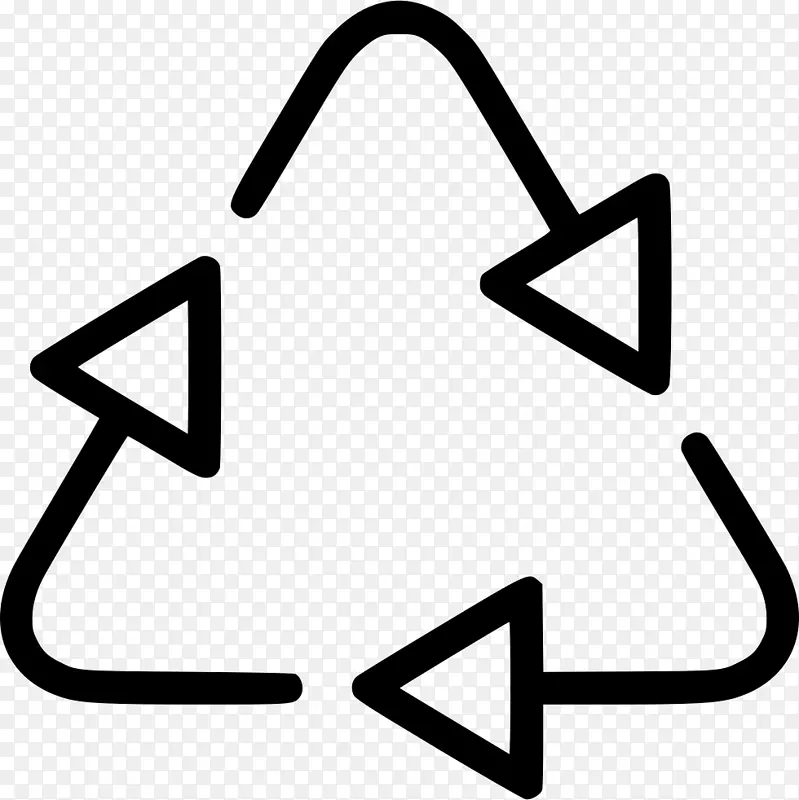回收符号废电脑图标回收垃圾桶轮胎回收