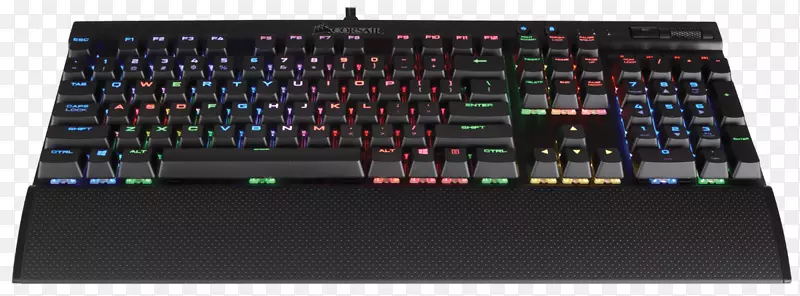 电脑键盘电脑鼠标Corsair游戏k70 lux rgb corsair mx多色rgb背光机械游戏键盘黑色电脑鼠标