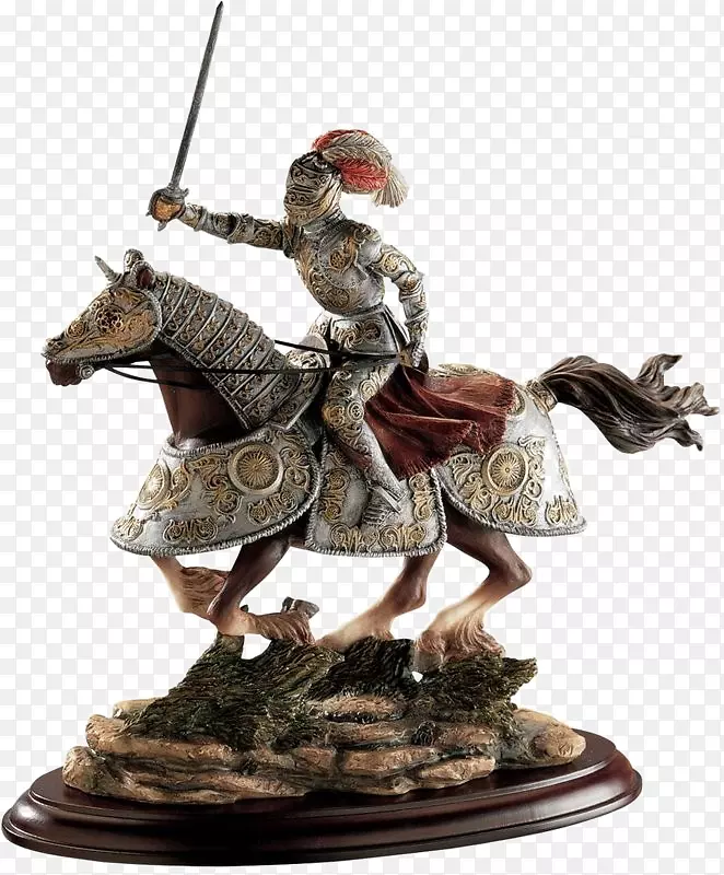 中世纪骑士设计托斯卡诺冲锋雕像-骑士