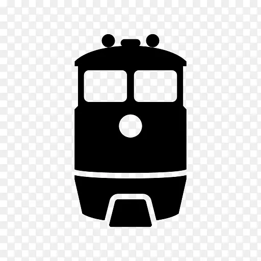 铁路运输列车快速轨道计算机图标.列车