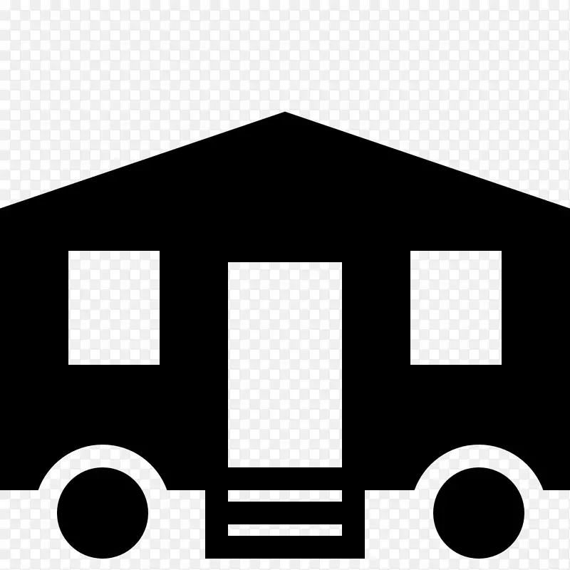 移动家庭商队计算机图标Campervans机动家庭移动家庭