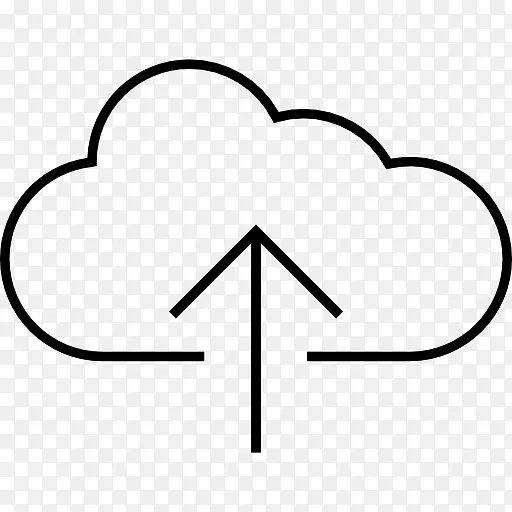 云存储云计算下载上传计算机图标云计算