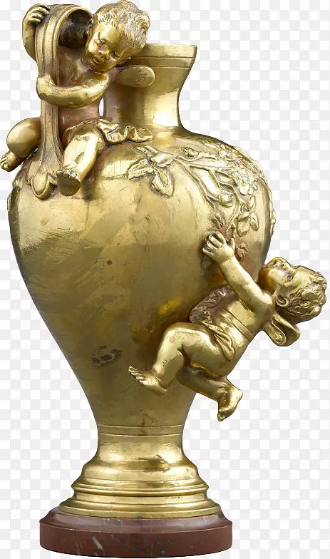 铜花瓶青铜古典雕塑01504-黄铜