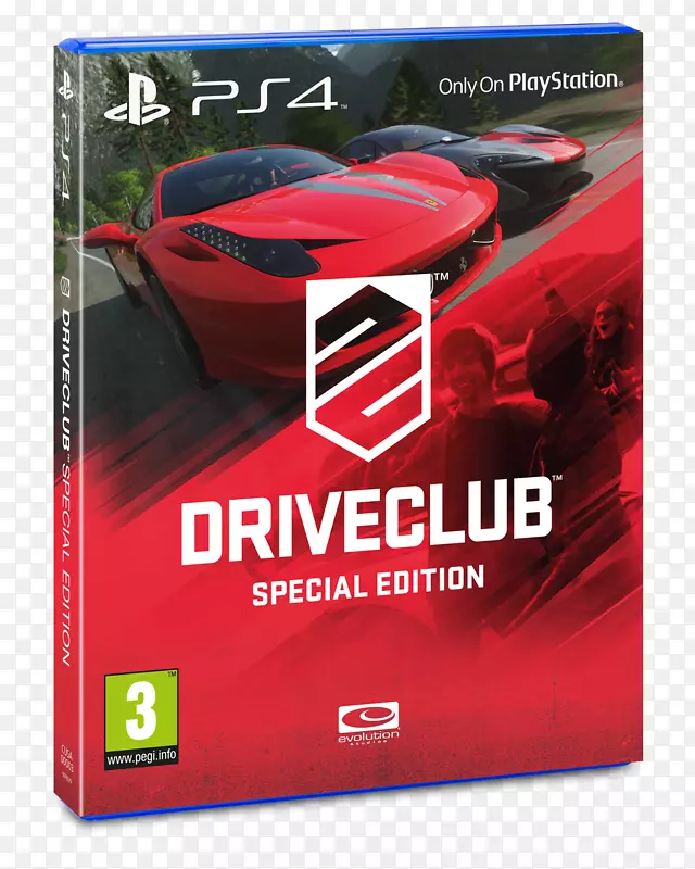 Driveclub PlayStation 4视频游戏项目车特别版-2014法拉利458意大利跑车
