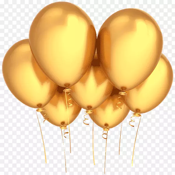 气球派对黄金生日摄影-气球