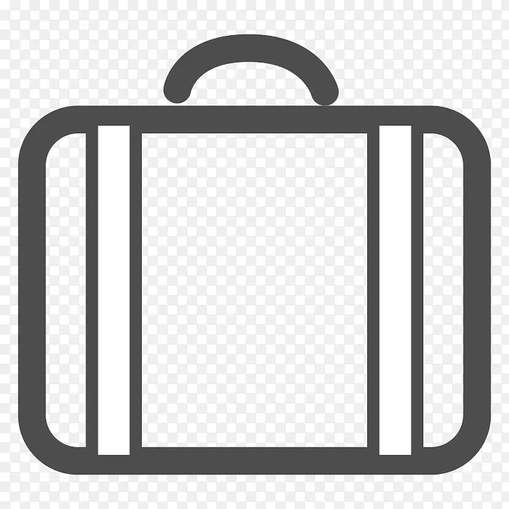 手提箱行李电脑图标公文包夹艺术手提箱