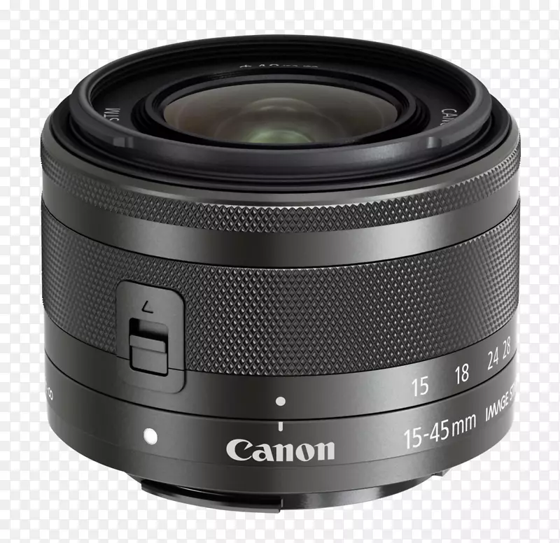 佳能Eos m10佳能透镜安装佳能ef-m 15-45 mm f/3.5-6.3是STM相机镜头