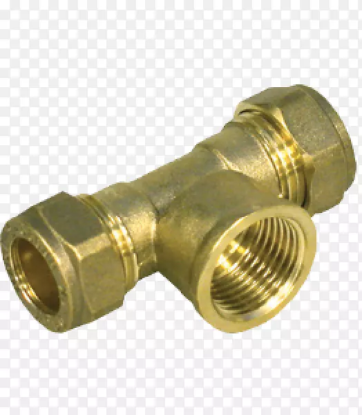 黄铜管道和管道配件压缩附件.黄铜