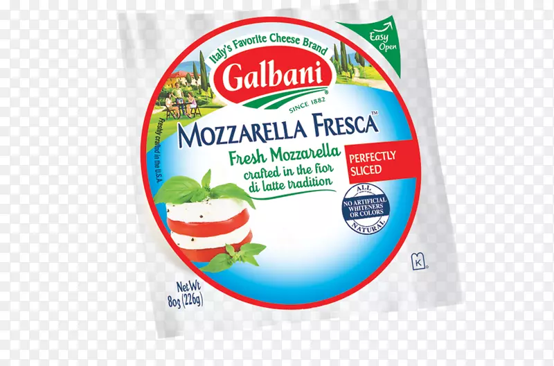 饮食食品Galbani马苏里拉乳制品奶酪