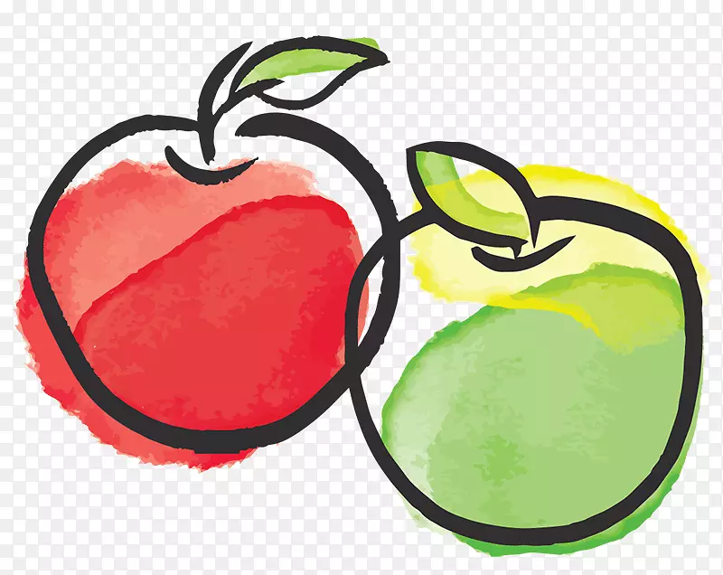 一天一个苹果，让医生远离水果梨夹艺术-。