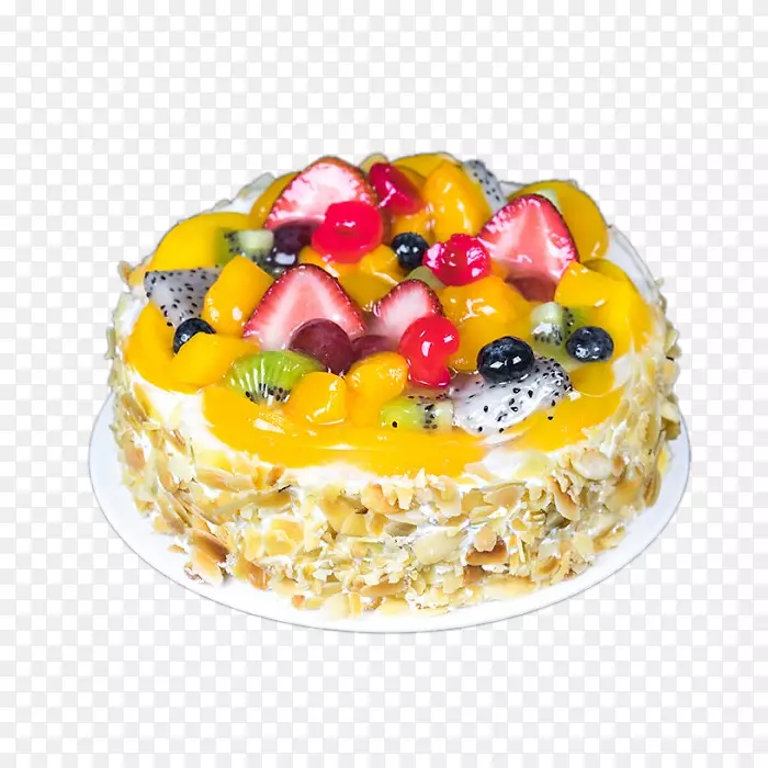 水果蛋糕瑞士卷海绵蛋糕
