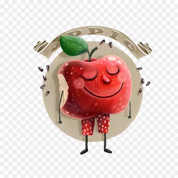 草莓帆布印花苹果墙-草莓