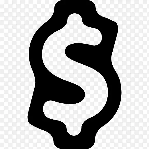 货币符号美元符号计算机图标符号