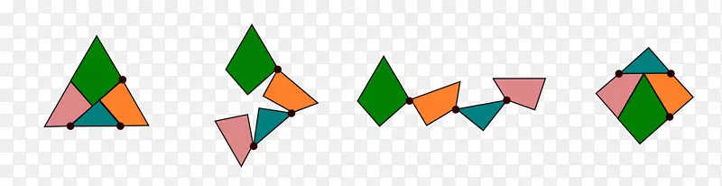 三角剖分拼图缺少正方形拼图-三角形