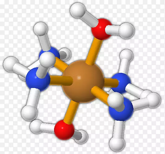 化学氨球棒模型金属胺络合物硫酸铵