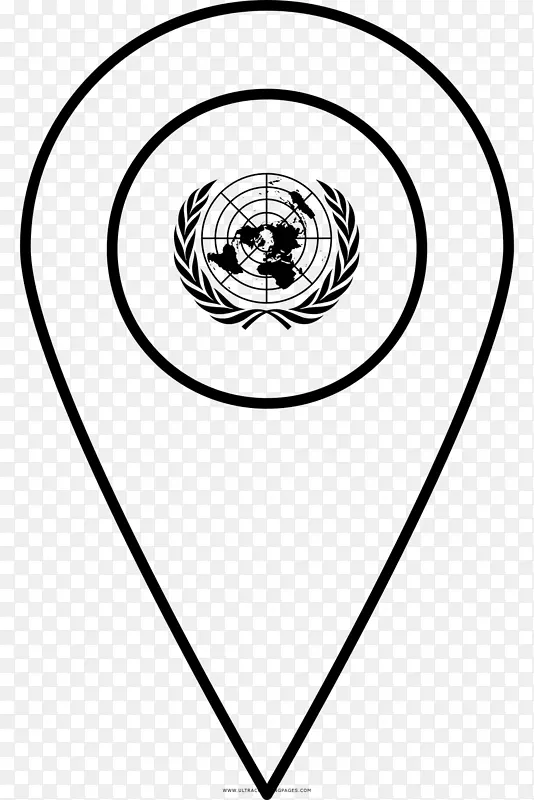 白色技术联合国循环剪贴画技术