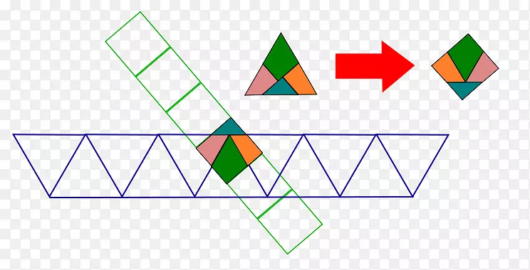 等边三角剖分拼图等腰三角形
