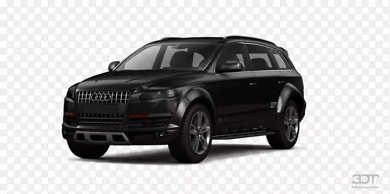 轮胎车，宝马豪华车，奥迪Q7-轿车