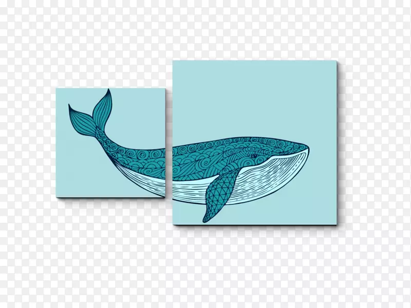 海豚甲壳动物海洋蓝鲸剪贴画-海豚