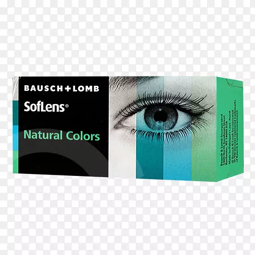 隐形眼镜Bausch+Lomb soflens 59空气光学色.天然染料