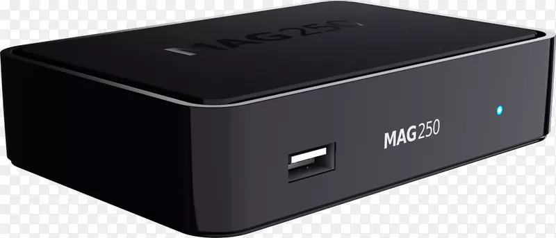 数字媒体播放器高清晰度电视机顶盒iptv信息报Mag254 récepteur multimédia numérique-noir