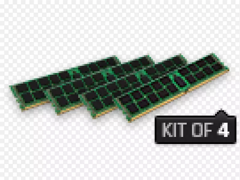 DDR 4 SDRAM注册内存DIMM计算机数据存储-2400 x 600