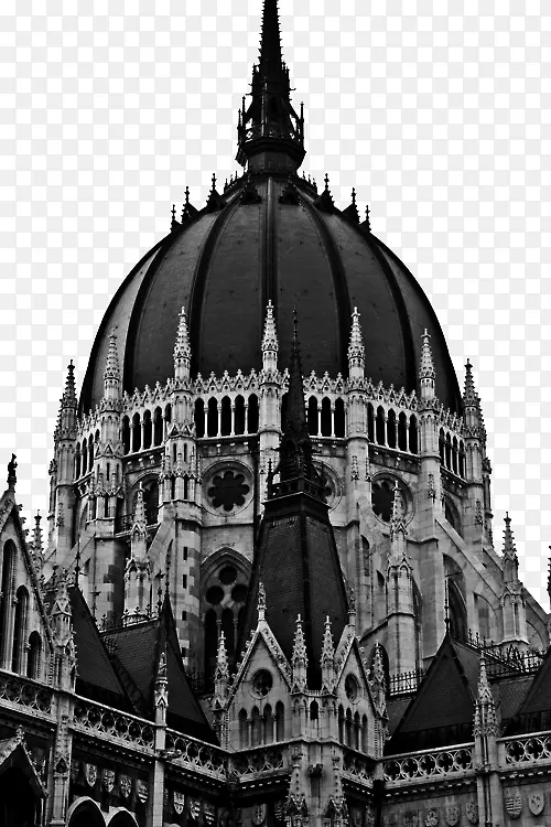 匈牙利议会大厦西敏寺巴洛克式建筑哥特式复兴建筑
