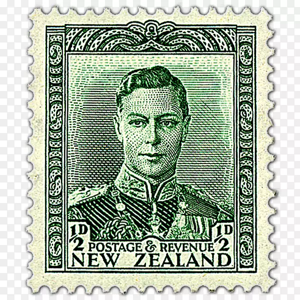 乔治六世邮票k ge纸品新西兰-黑山邮资邮票和邮政历史