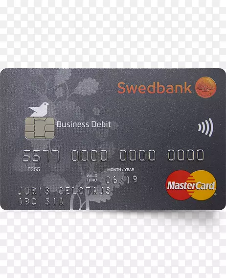 支付卡瑞典银行信用卡-新名片