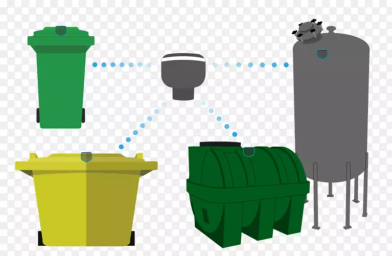 塑料垃圾箱和废纸篮多式联运集装箱废物管理.集装箱