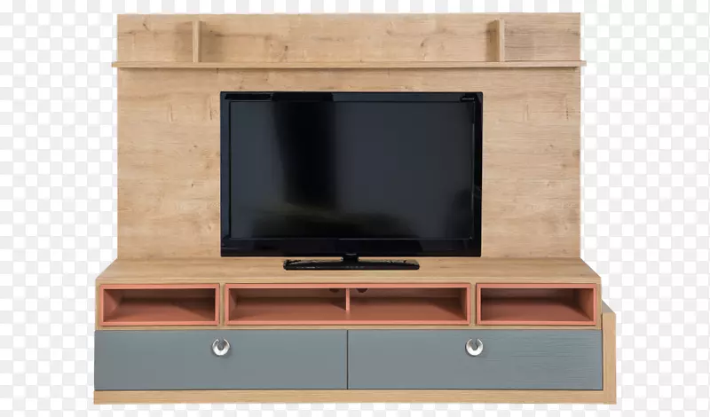 货架电视娱乐中心和电视展台平板展示木柴