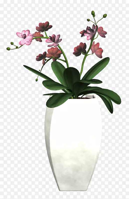 花卉设计切花植物花盆-花卉