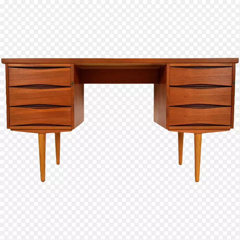 书桌木染色抽屉-设计