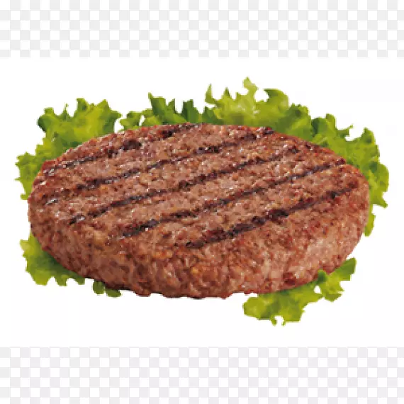 帕蒂水牛汉堡，索尔兹伯里牛排肉丸炸薯条-汉堡肉
