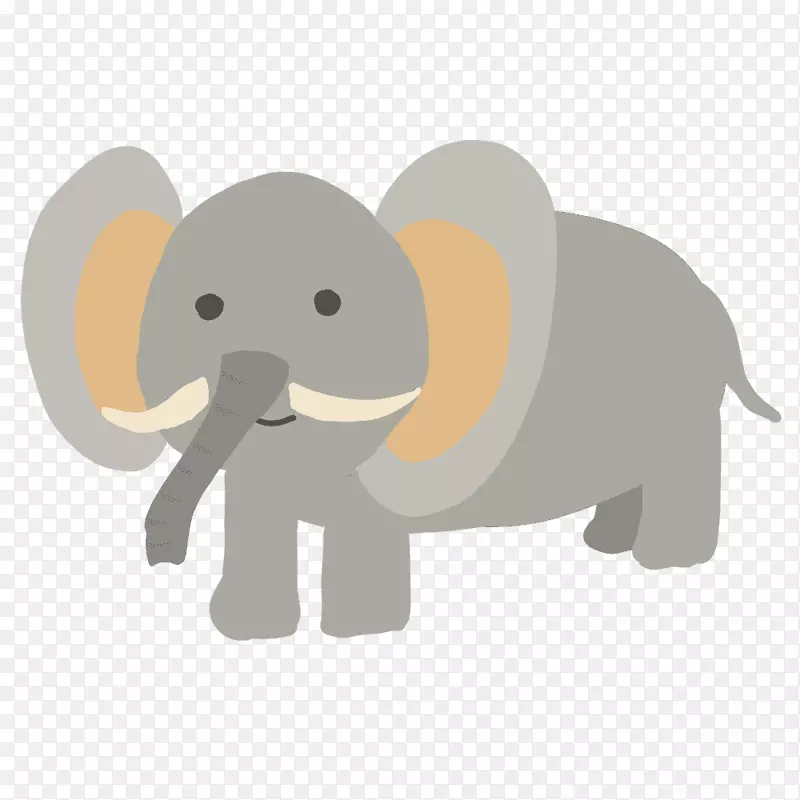 印度象非洲象犀牛剪贴画