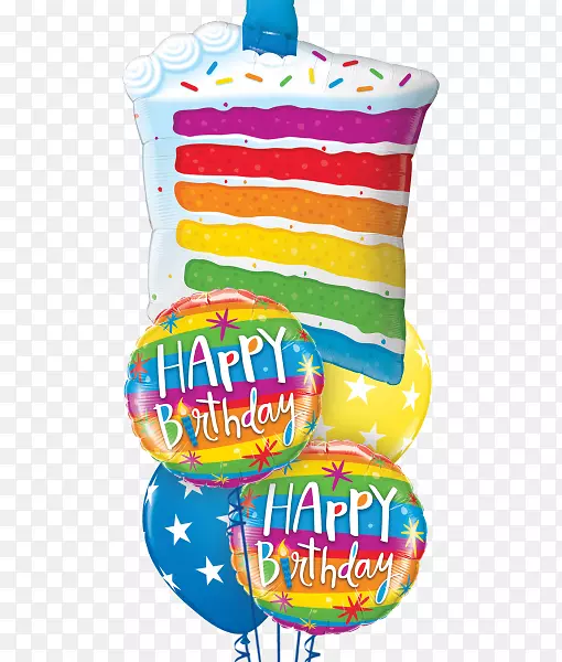 生日蛋糕气球派对花束-气球