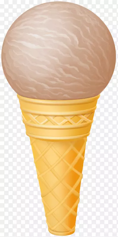 冰淇淋锥巧克力夹艺术-冰淇淋
