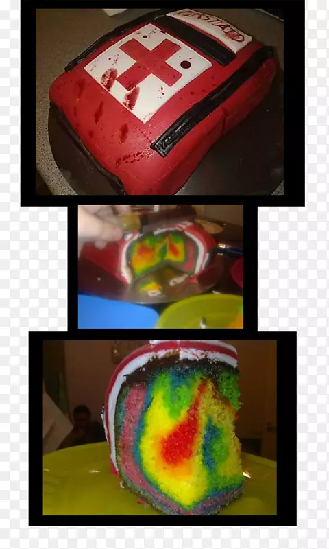 彩虹曲奇艺术家-彩虹蛋糕