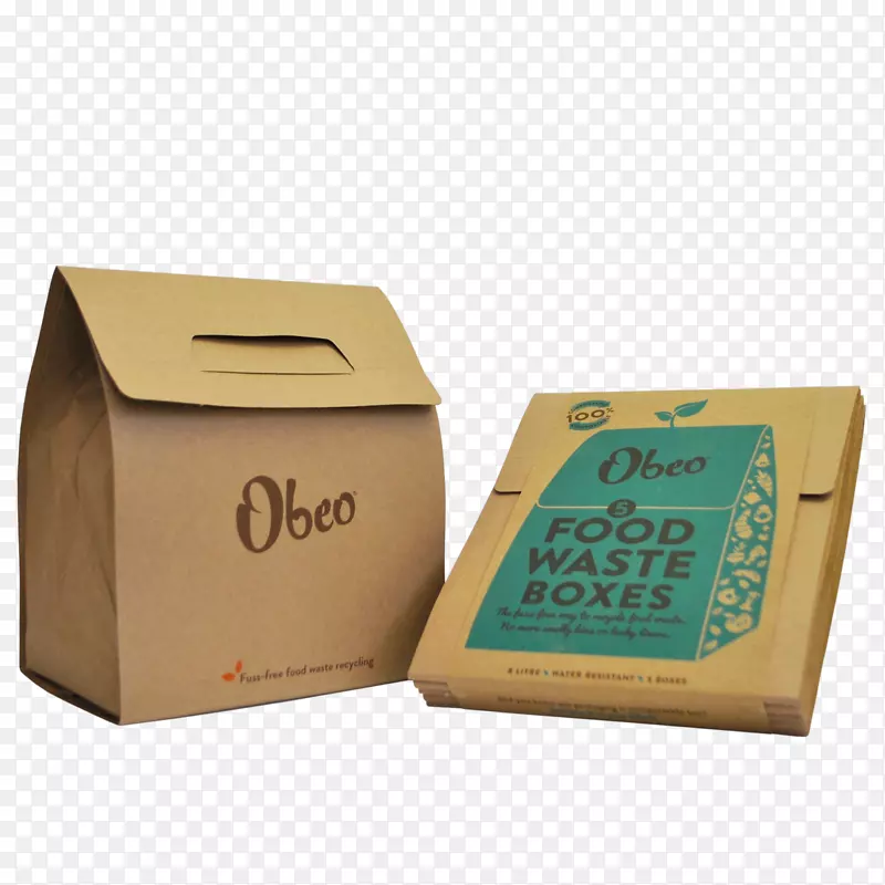 盒式食品废物回收利用废物管理-箱