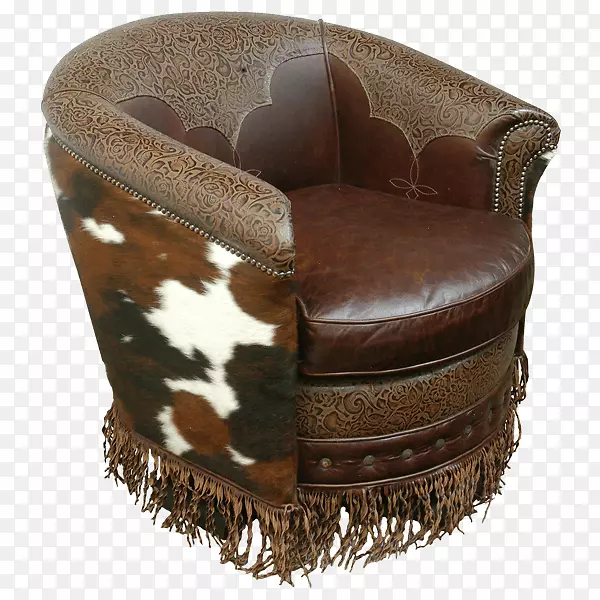 椅子皮革实用木桶