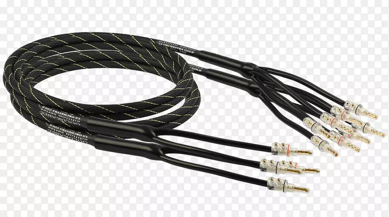 扬声器电线双接线电缆同轴电缆扬声器金丝