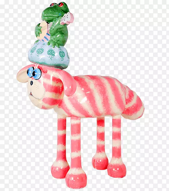 毛绒玩具和可爱的玩具圣诞节装饰品动物雕像-玩具