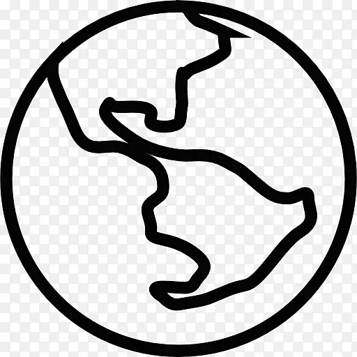 地球符号计算机图标世界-Globo Terraqueo