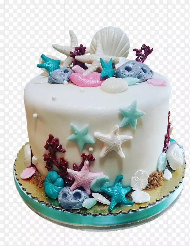 牛油奶油糖蛋糕生日蛋糕装饰-蛋糕