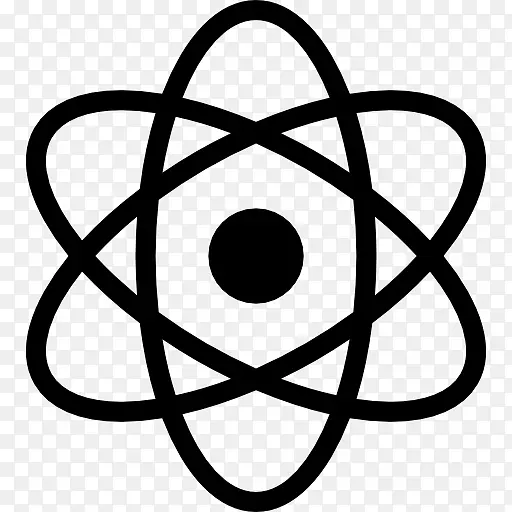 原子核计算机图标.符号