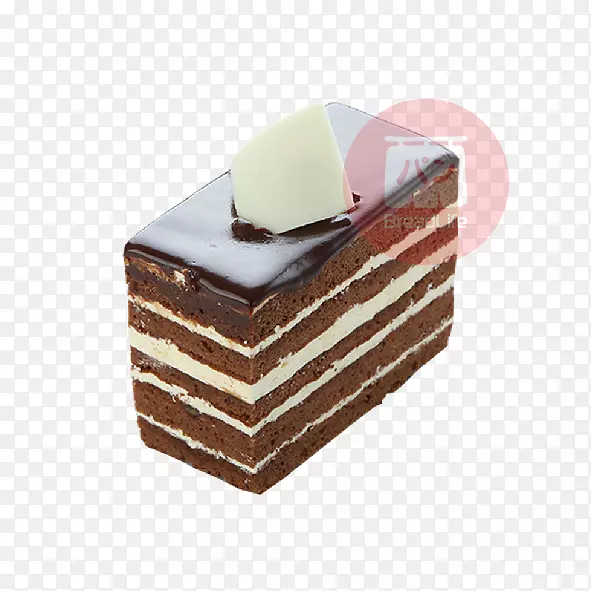 巧克力冻甜点口味长方形巧克力