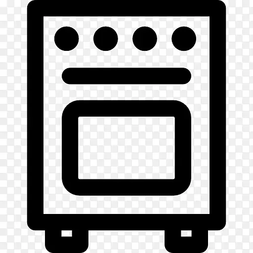 电脑图标烤箱烹饪范围家具烤箱