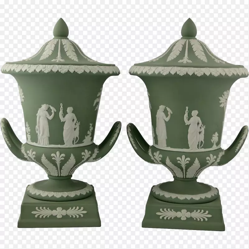古董迈阿密海滩瓮陶瓷陶器-古董