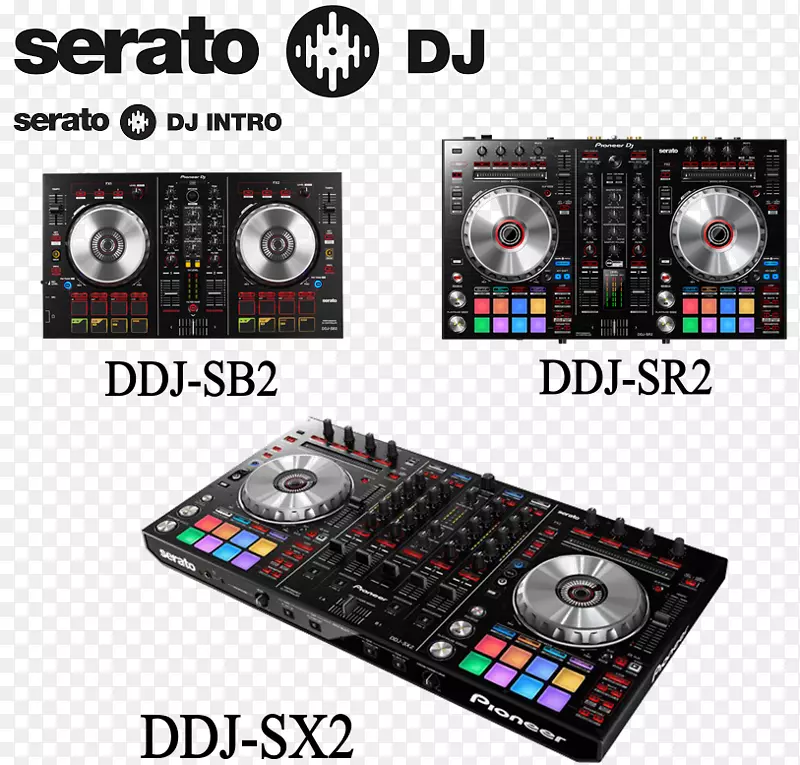 DJ控制器先驱dj先驱dj-sx2光盘骑师Serato音频研究-Serato